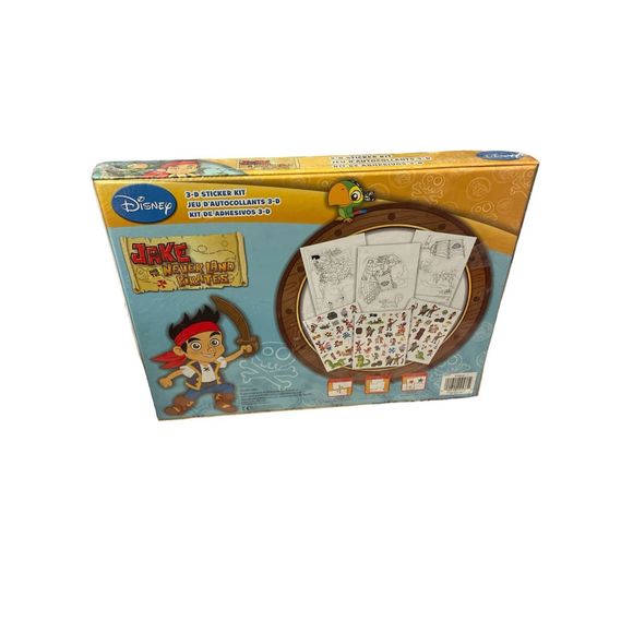Disney Jake And The Never Land Pirates 3D Sticker Kit Set Unisex Kids Play New - Picture 2 of 2